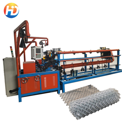 Full Automatic Diamond Wire Mesh Fast Speed ​​Double Wire Mesh Machine Rhomboidal Weaving Maker
