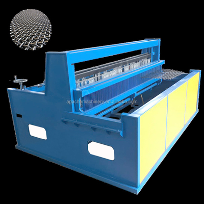 Hotels Stone Crusher Wire Mesh Weaving Machine 6.0-12.0mm Steel Wire Mesh 65Mn